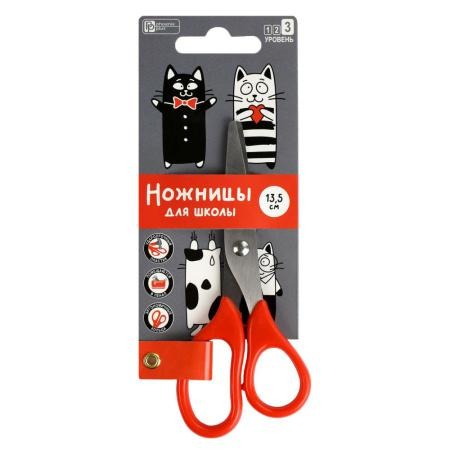 Ножницы 13,5см Феникс 69127 "Черно-белые коты"