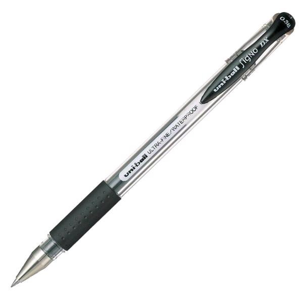 Ручка Uni UM-151(038) гелевая черная Signo DX 0,38мм 66257