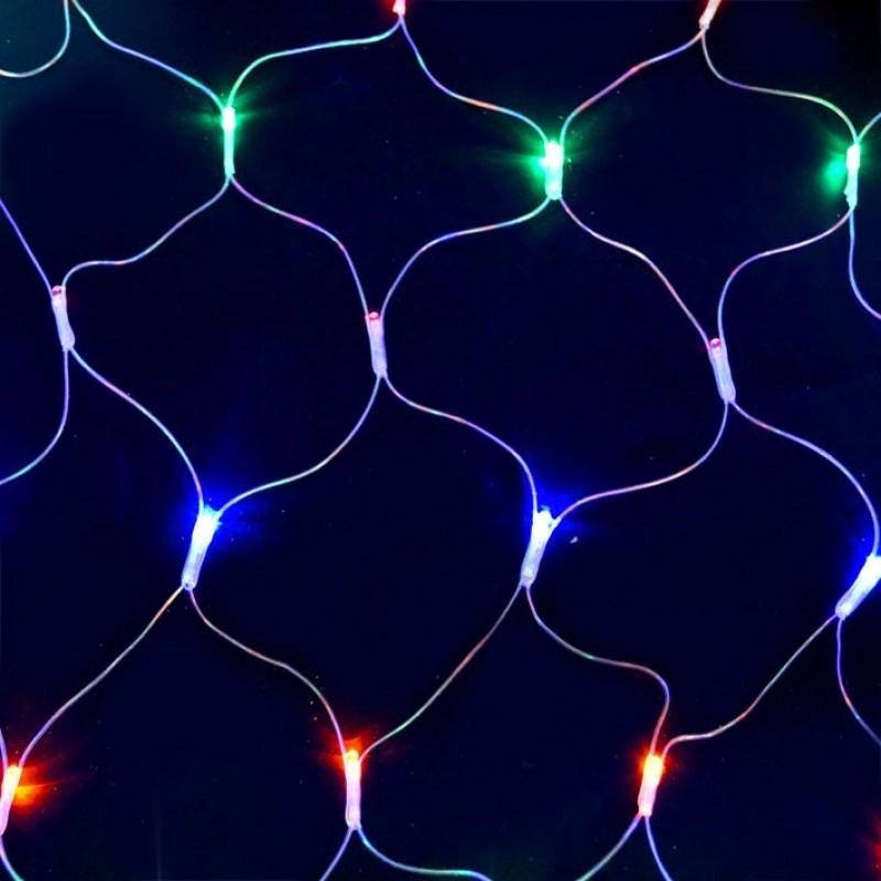 Гирлянда эл СЕТКА прозр провод 270ламп 1,5м*1,8м LED 2534 284186
