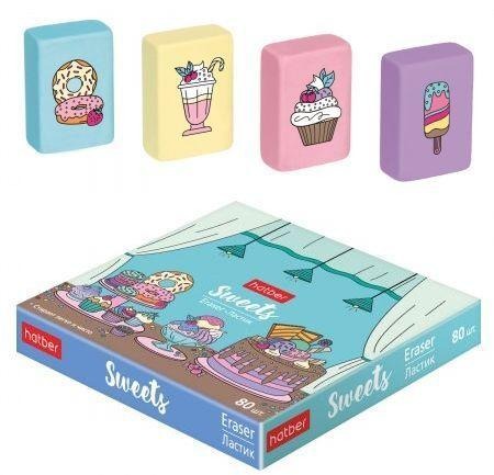 Ластик Хатбер ER_072699 Sweets 28х18х9мм 072699