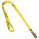 Шнур для бейджа Brauberg 235736 с клипсой, желтый 45см