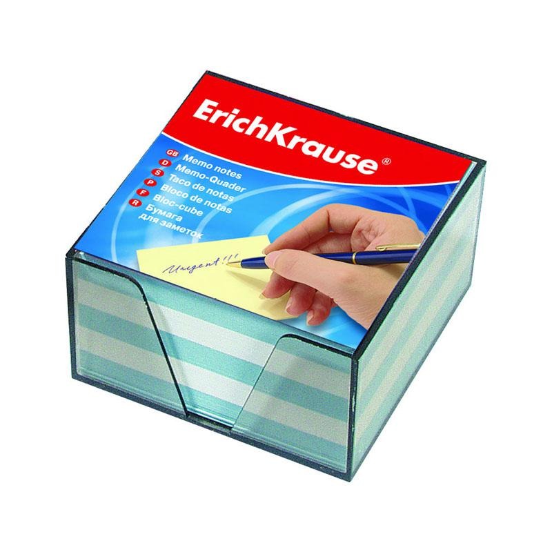 Блок 9*9*5см ErichKrause 2718/2720/2722/6601 в пластик.боксе