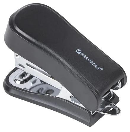 Степлер №24/6 Brauberg 226849 Standard МИНИ до 25л. антистеплер, черный