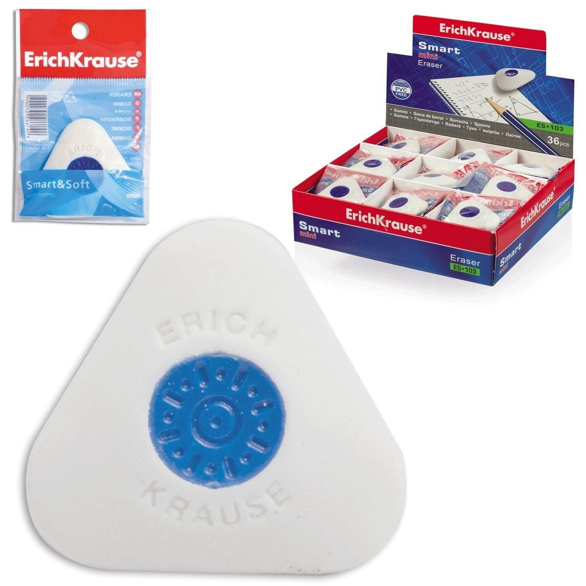 Ластик ErichKrause 45552 Smart Mini треугольный
