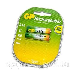 Аккумулятор GP R03 750mAh 75AAAHC/R03 NI-MH BL2 5678