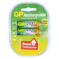 Аккумулятор GP R6 2100mAh 210AAHC/R6 NI-MH BL2 7165/