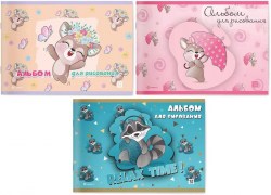Альбом 12л. А5 Lamark 60176 "СUTE HEROES" ассорти, на скобе