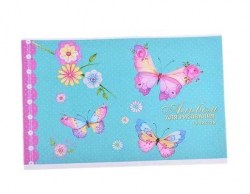 Альбом 12л. Феникс 44698/10 "Бабочки на голубом" 