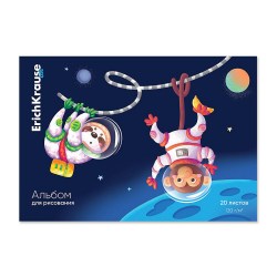 Альбом 20л. ErichKrause 61465 "Space Animals" на склейке