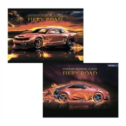 Альбом 24л. Alingar 11423 "Fiery road" ассорти, на скобе