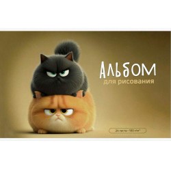 Альбом 24л. Феникс 73119 "Персик и Дымок" 100г/м2