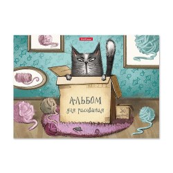 Альбом 30л. ErichKrause 46912 "Cat & Box" склейка