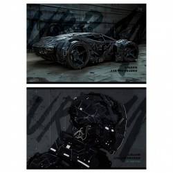 Альбом 40л. БиДжи АР4скл40 62618 "Grey and Black" на склейке 372426