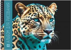 Альбом 40л. Lamark 88811 "Neon Animals - Гепард" на спирали, 100г/м2