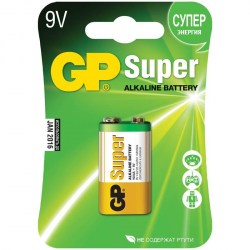 Батарейка GP 1604A-6LR61 9V КРОНА Super G-Tech BL1 