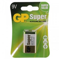Батарейка GP Super G-TECH 1604А/LR61 6F22 КРОНА BL1 9V