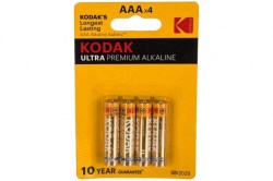 Батарейка Kodak LR03-4BL Ultra Premium Alkaline (K3A-4U) Б00051281ЕХ9D