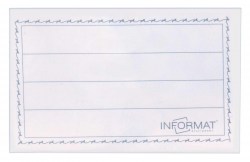 Бейдж inFormat 57*91мм горизонт клипса/булавка ВНСР-9157