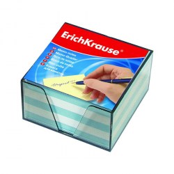 Блок 9*9*5см ErichKrause 2718/2720/2722/6601 в пластик.боксе