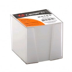 Блок 9*9*9см Lamark NT0070 белый в прозр. пластик. боксе 