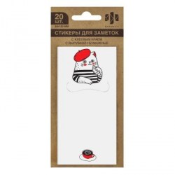 Блок для записей Феникс 59978 "Кот" 20л. 60х120мм