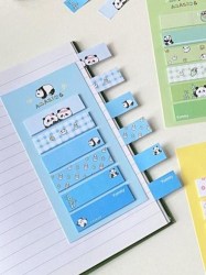 Блок липкий 6шт Алеф 132-0254 "Panda life" blue
