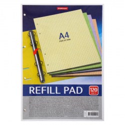 Блок сменный д/тетради А4 ErichKrause 51220  4 цвета 120л.