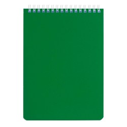 Блокнот А5  40л. Офис Лидер 05061 "Зеленый" на гребне