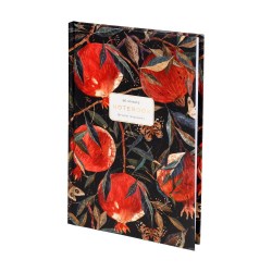 Блокнот А5  80л. Альт 3-80-072/43 Престиж "FLORA.ГРАНАТ" клетка, твердый переплет