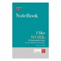 Блокнот А5  80л. Хатбер 80Б5В3_20595 "Цитаты" клетка, на скобе 058428