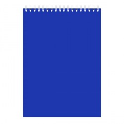 Блокнот А5  80л. Офис Лидер 06471 "Синий" на гребне