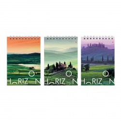 Блокнот А6  40л. Альт 3-40-113 "Природа" на пружине, 3 вида