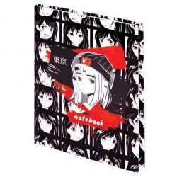 Блокнот А6  80л. Staff 114436 "Аниме" клетка, 7БЦ