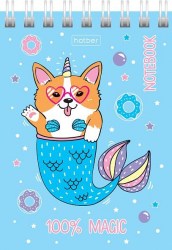 Блокнот А7  60л. Хатбер 60Б7В1гр "Это волшебство" ассорти, на гребне 066623