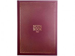 Блокнот-бизнес А4  80л. Хатбер 17542 "Note book" 5цв.блок, тв.перепл, клетка, фольга 050821