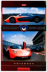 Блокнот-бизнес А5  80л. Хатбер 80ББL5B2_09042 ЛАЙТ "Supercar-Marussia" 