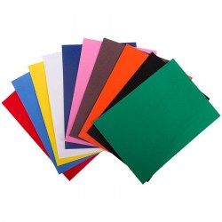 Бумага бархатная А5 10л. 10цв. Хатбер 6540  "Звездные девчонки" европодвес 