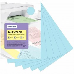 Бумага  OfficeSpace pale A4, 80г/м, 50л, ГОЛУБОЙ 245187