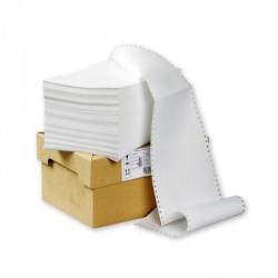 Бумага  перф. 240мм 610м, 2000л. 1-сл., шаг12, бел.90% Эконом 22519/8418  ProMega