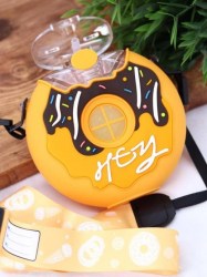 Бутылочка для воды Алеф TQ1004-02 "Donut hey», yellow 380мл