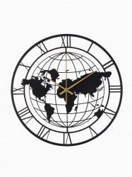 Часы  настенные 10714137 интерьерные ГЛОБУС д-40см плавн ход 