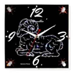 Часы  настенные 735 "Овечка" квадратные