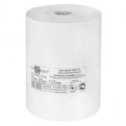 Чековая лента 80*120*26 (150м) AKZENT 52366  58/м2 термослой наружу С110883