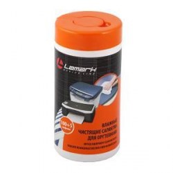 Чистящие салфетки Lamark LT24154 для оргтехники (100шт/туба)