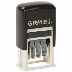Датер GRM 4810 124131000 ленточный, пластик, 1стр, 20х3,8мм буквы С237744