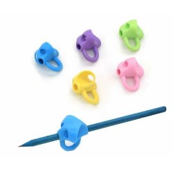 Держатель анатомич для пиш предм ZC-2 "Треугольник" на 3 пальца, ассорти Интеллигент