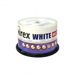Диск CD-R 700Mb Mirex Diamond white 700Мб 40x Cake box 50шт UL120047A8B