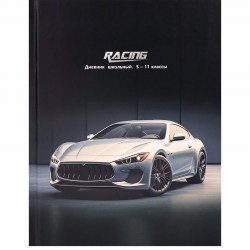Дневник Проф-Пресс Д48-3407 5-11класс, Серебристый автомобиль, 48л, 7БЦ