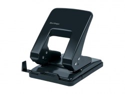 Дырокол  40л. Berlingo DDm_40071 "Universal" с линейкой, черный 138303