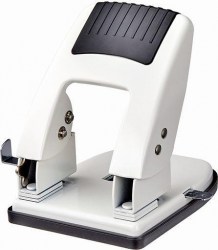 Дырокол  40л. KW-Trio 09865WHITE Cool heavy Duty металл белый 1955988